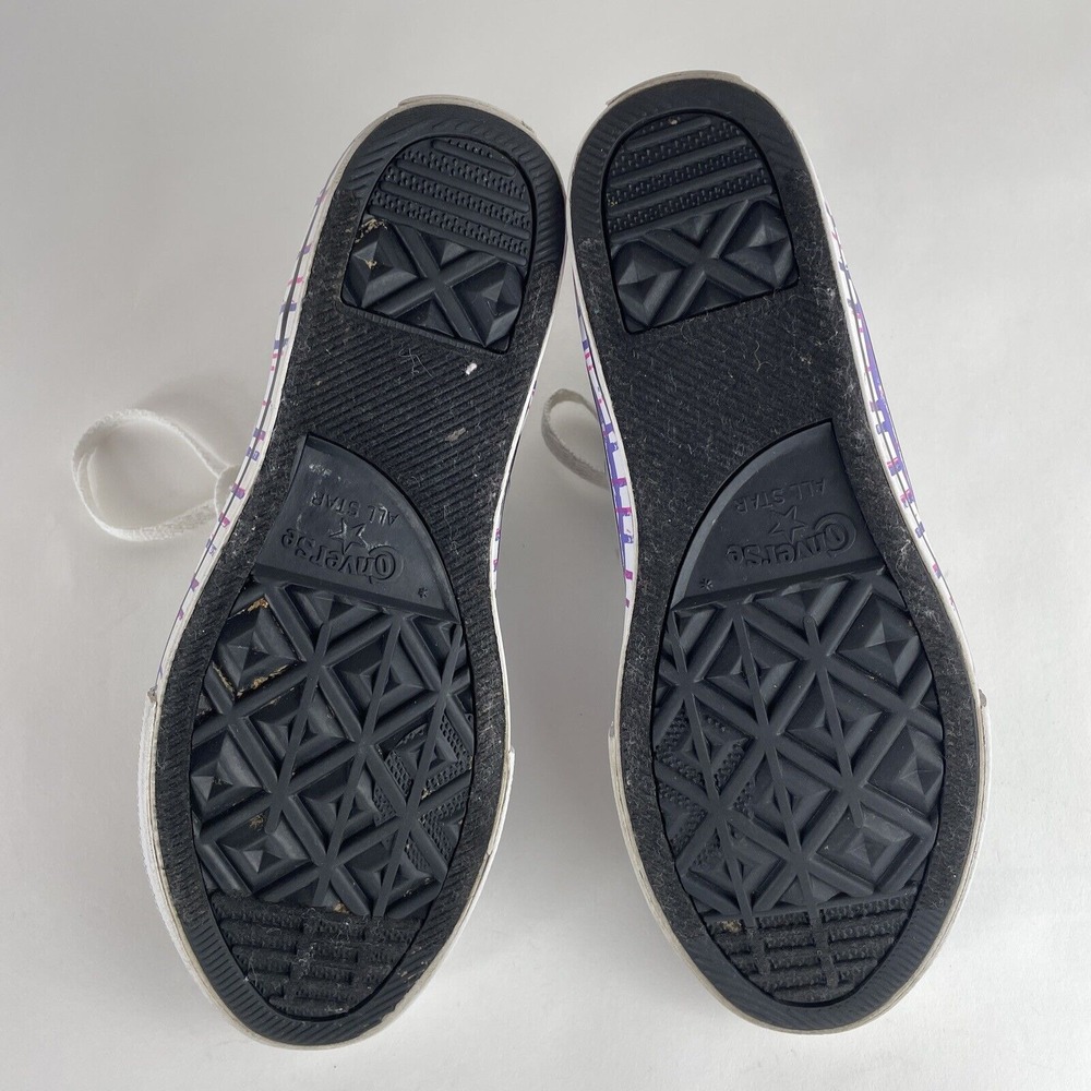 Converse Chuck‎ Taylor All Star Juniors 6Y Grey, Purple Paint Splatter Size 3 US - Picture 11 of 12